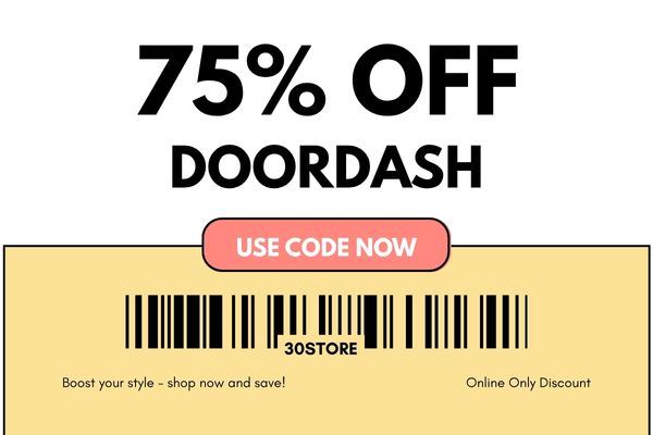 Doordash 75% OFF Promo Code - June 2026